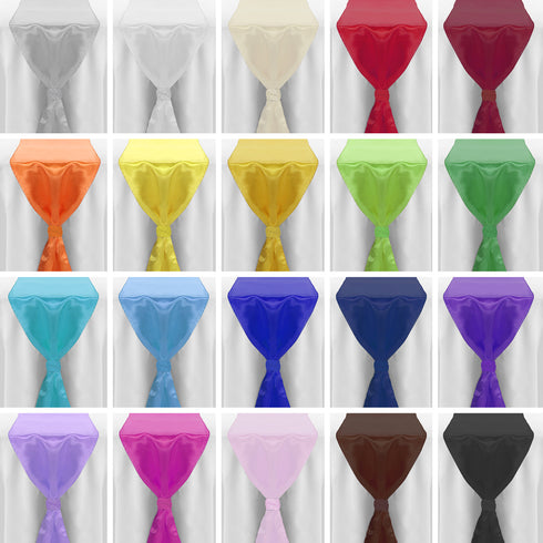 5pk Satin 12 x 108-in Table Runners